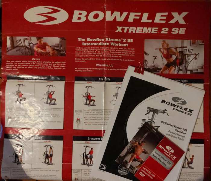 Bowflex Xtreme Se Workout Chart Infoupdate Org