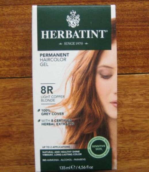 Herbatint Permanent Hair Colour R Light Copper Blonde Brand New