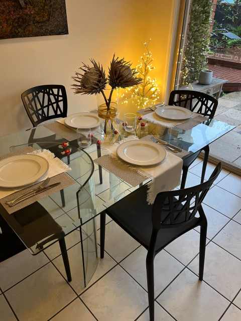 Nick Scali Glass Dining Table Dining Tables In East Brisbane Qld