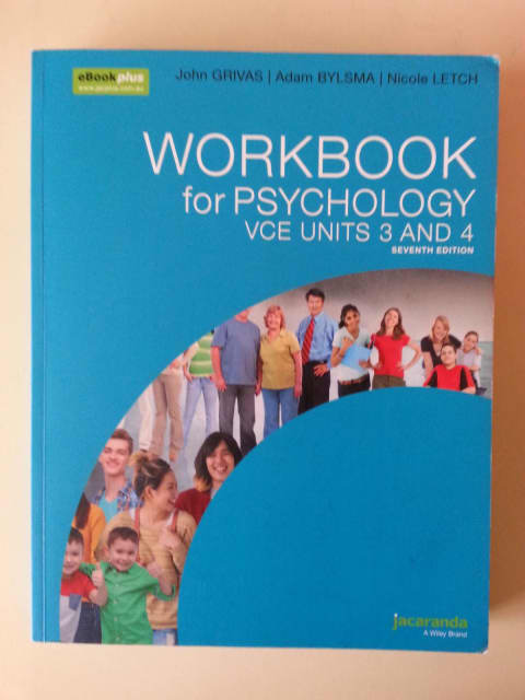 Jacaranda Psychology Workbook Vce Units Th Edition Textbooks