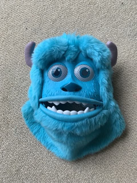 Disney Pixar Monsters Inc Sully Mask Moving Mouth Eye Halloween Toys