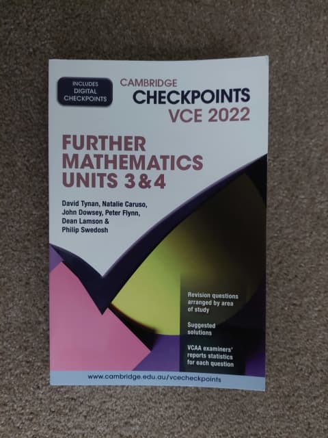 Cambridge Checkpoints Vce Further Mathematics Units