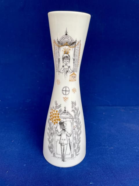 Vintage ROSENTHAL Studio Linie Porcelain VASE The Lovers R Peynet