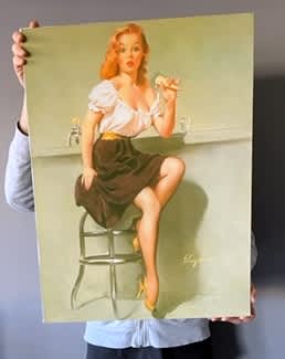 Pin Up Art Gil Elvgren Stretched Canvas Art In Northbridge Wa