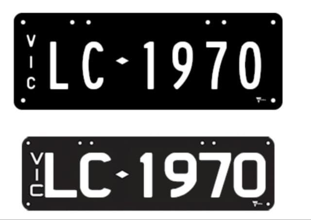 Ultra Rare Holden Lc Torana Custom Licence Plates Auto Body