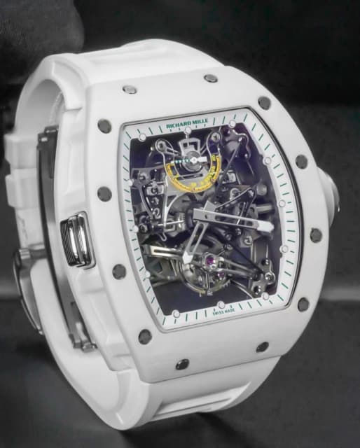 Richard Mille RM 38 01 Bubba Watson Tourbillon G Sensor White Quartz