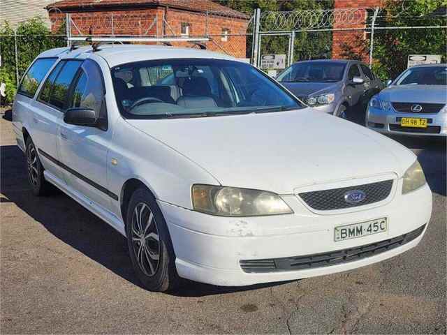 2003 Ford Falcon BA XT White 4 Speed Auto Seq Sportshift Wagon Cars