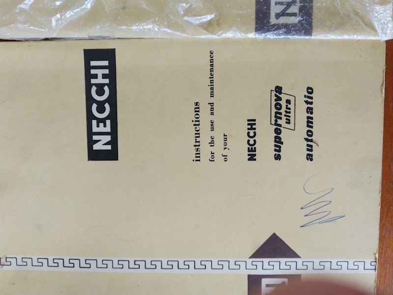 NECCHI SUPERNOVA MARK II VINTAGE SEWING MACHINE WITH INTEGRATED TABLE63612128753922114