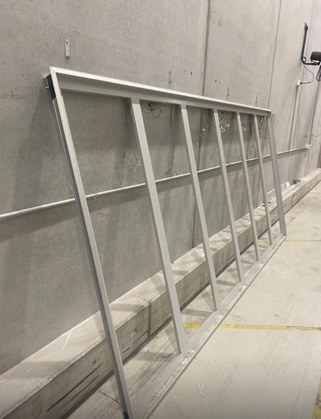 Commercial fridge glass door & stainless steel frame 63470145620483113