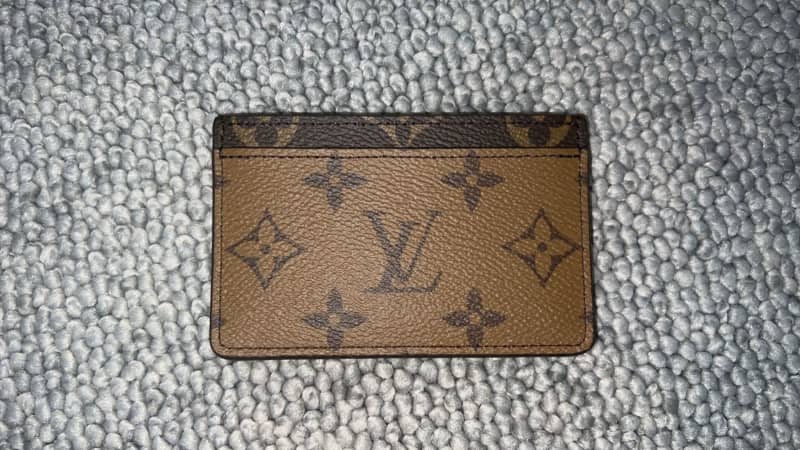 Authentic Louis Vuitton Monogram Reverse Monogram Card Holder M69161