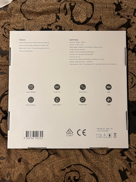 Rawtech Multi Bluetooth Advance Bodyfat Scale Brand New only $30!63021283961474111