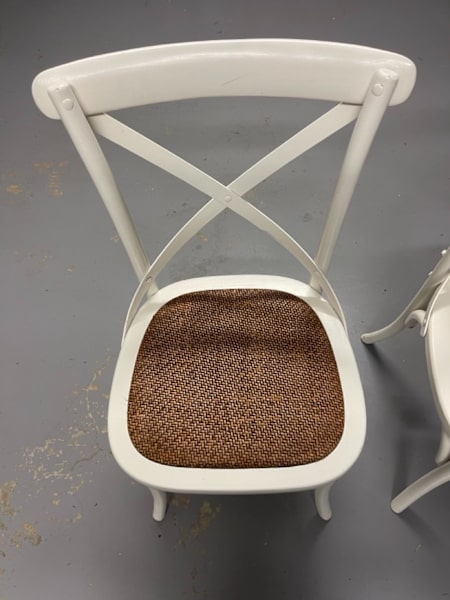 OZ Design 4 x timber cane chairs in Very good condition62863378399361113