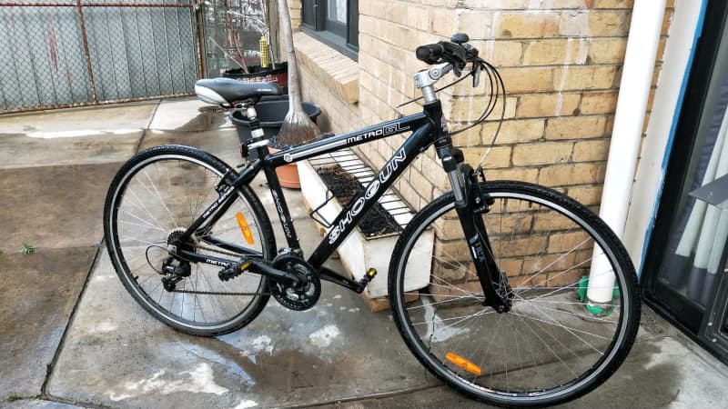 women's shogun hybrid bike with lock