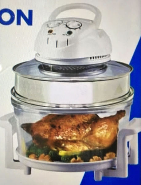 Big Glass Fan-Forced Convection Air Fryer Halogen oven NEW condition63470141587330110