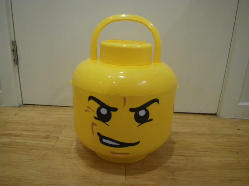 Lego hotsell Sort Store Mad Angry Face Head Case