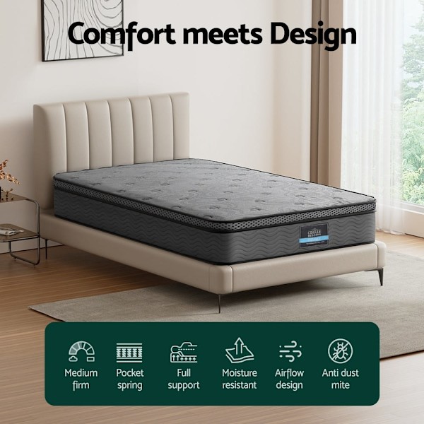 26cm Mattress Bed Giselle Single62863840731394114