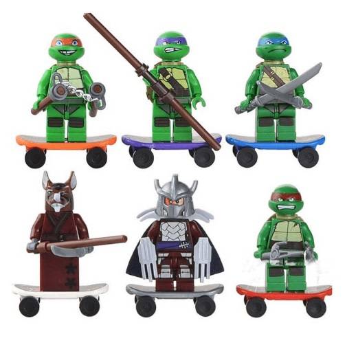 ninja turtle minifigures