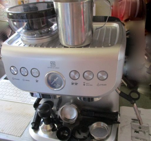 COFFEE MACHINE SMITH + NOBEL VERY GOOD CONDITION FREE BAG COFFEE BEANS630226341347871123