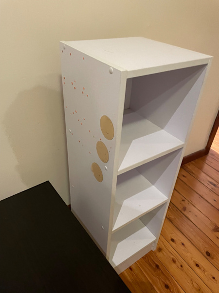 IKEA table and shelves62863411283201111