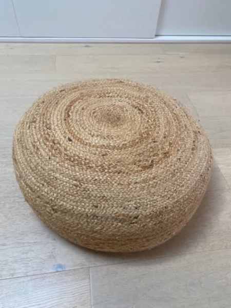 Woven puffe ottoman or footstool62863383485569111