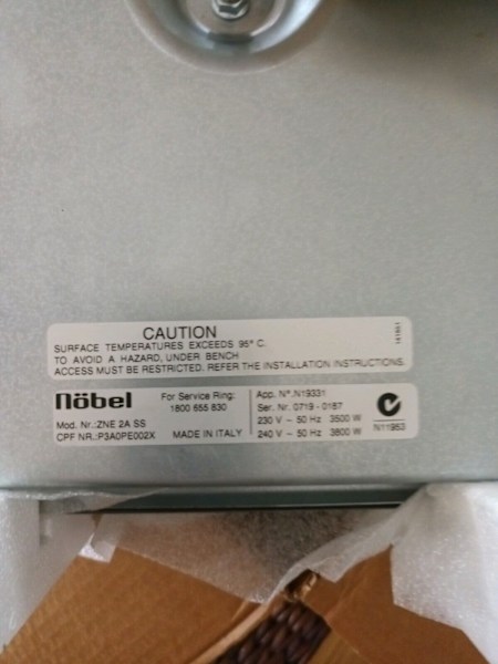 NOBEL ELECTRIC COOKTOP 2 BURNER63018175877762113