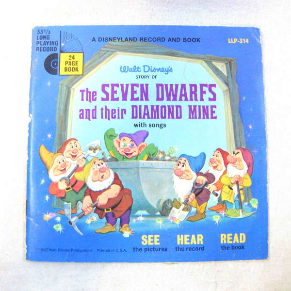 SEVEN DWARFS AND DIAMOND MINE 1967 Disney 7 inch Vinyl Record & Book |  Collectables | Gumtree Australia Melville Area - Melville | 1303292113