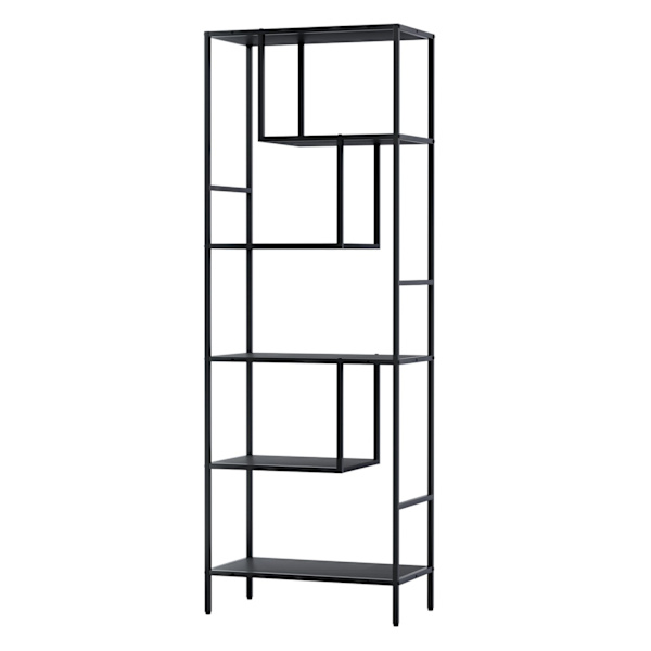 Bookshelf 5 Tiers RHYS Black62863409236355112