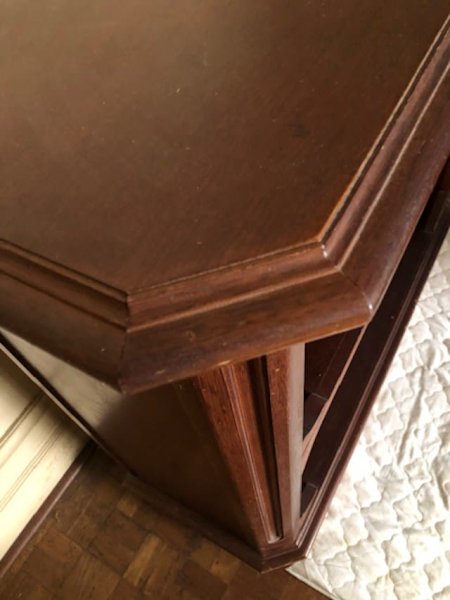 Solid timber 2 shelf bookcase62863840755714112