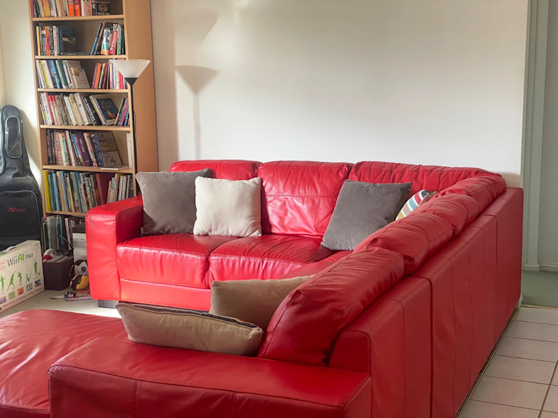 Red leather modular lounge suite62863408393474111