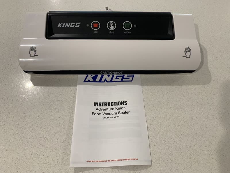 how to use kings vacuum sealer