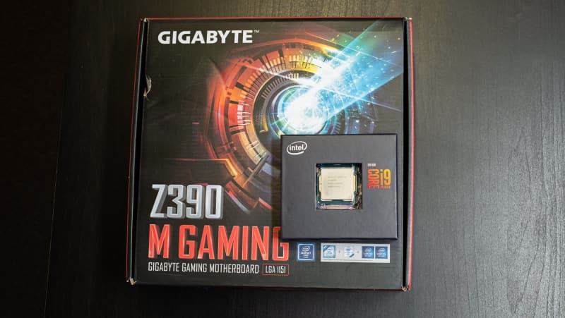 Intel i9-9900K and Gigabyte Z390 M Gaming | Components