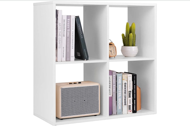 4 cube bookshelf - white 62863377892481111