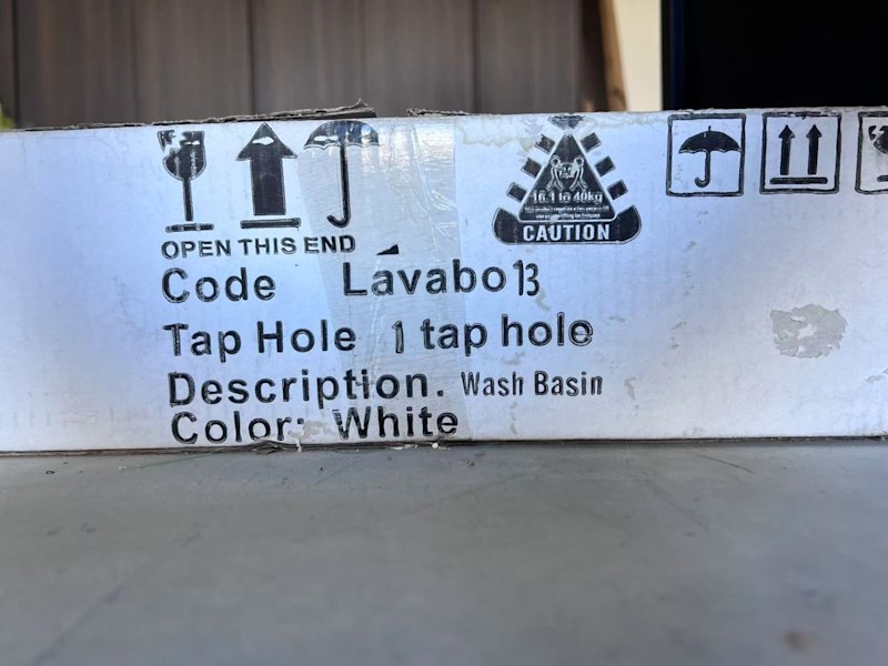 White Ceramic Above Counter Wash Basin628633923115541114