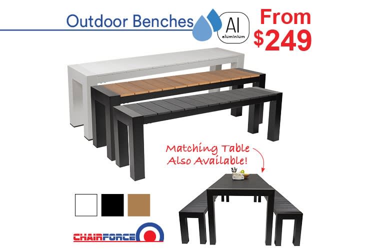 All-weather Bench  Great Value, Matching table available62863840881025117