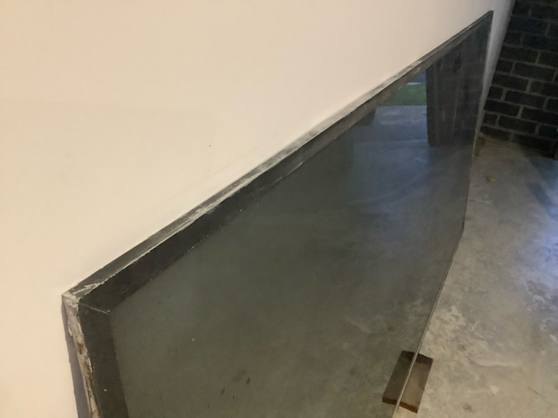 GREY TINTED TOUGHENED SAFETY GLASS -USED- FREE63006839598850112