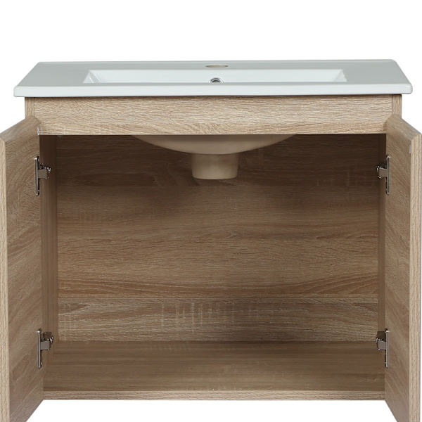 Vanity Unit 600mm with Basin Oak62863406460161114