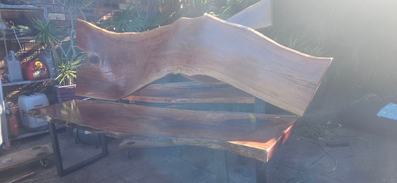 ironbark live edge Bench seat62863380335106114