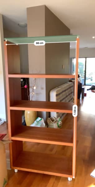 Solid timber book shelf62863838944258113