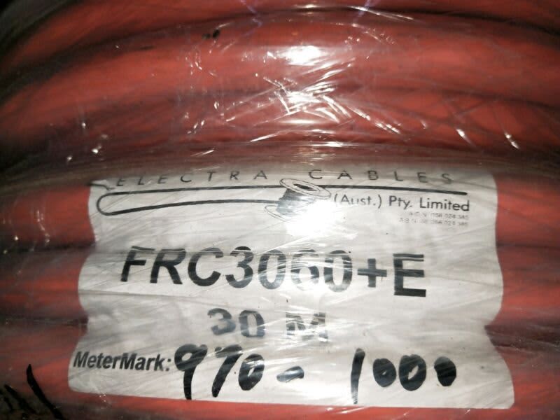 Electra 30metres of 6mm 2 core and earth Fire Rated Cable BRAND NEW63440109833345110