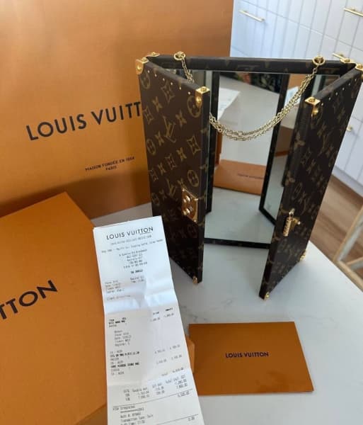 2022 Authentic Louis Vuitton Monogram Home Mirror Trunk Dust Bag Box, Bags, Gumtree Australia Bayside Area - Beaumaris