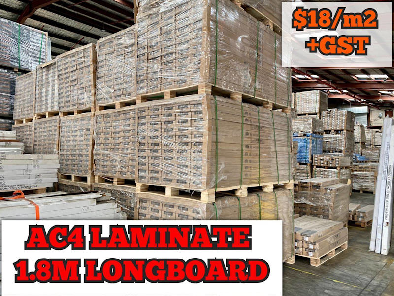 PREMIUM AC4 LAMINATE FLOOR 12MM / CLICK &LOCK / HDF SALE FRM$18/M2PLUS63439478964738110
