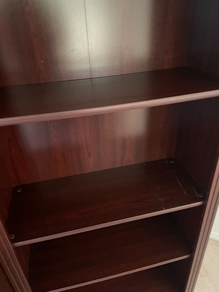 Bookshelf with 2 lockable drawers62864722722947112
