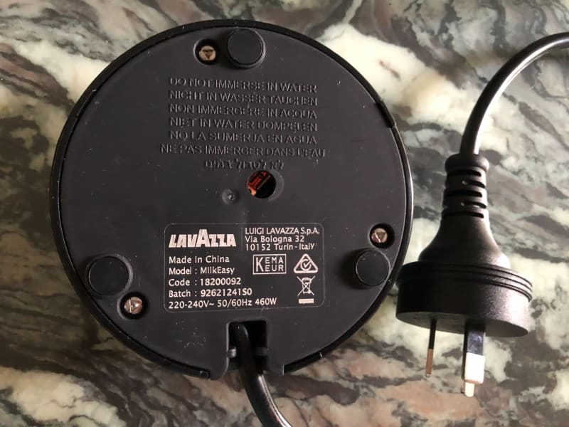 Used & not working LAVAZZA A Modo Mio electric milk frother for parts63019536864131111