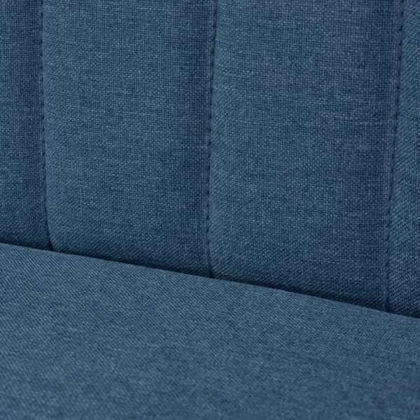 Sofa Fabric 117x55.5x77 cm Blue62863374264322113