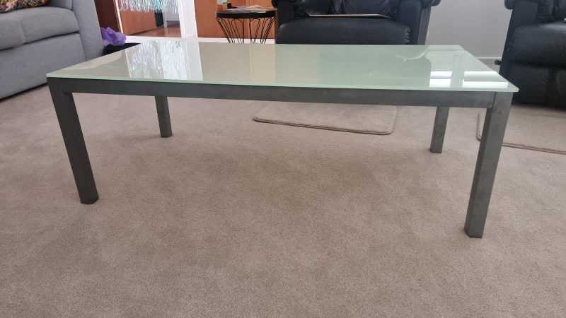 Coffee Table Stainless Steel Glass Top62863383461890114