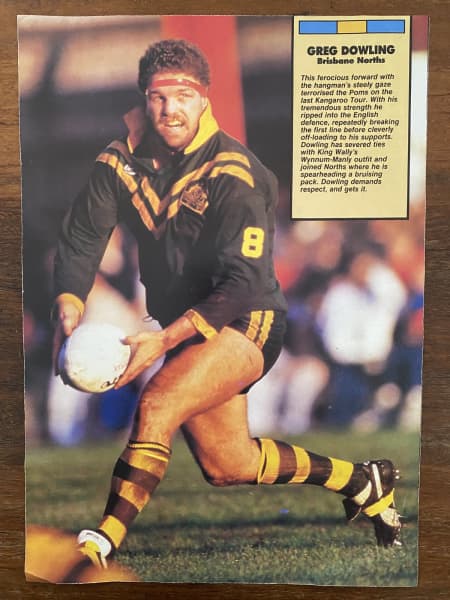 Brisbane Broncos - ALLAN LANGER SIGNED & FRAMED 1992 JERSEY DISPLAY, Taylormade Memorabilia