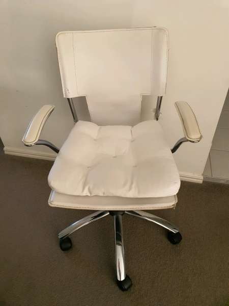 realspace white office chair