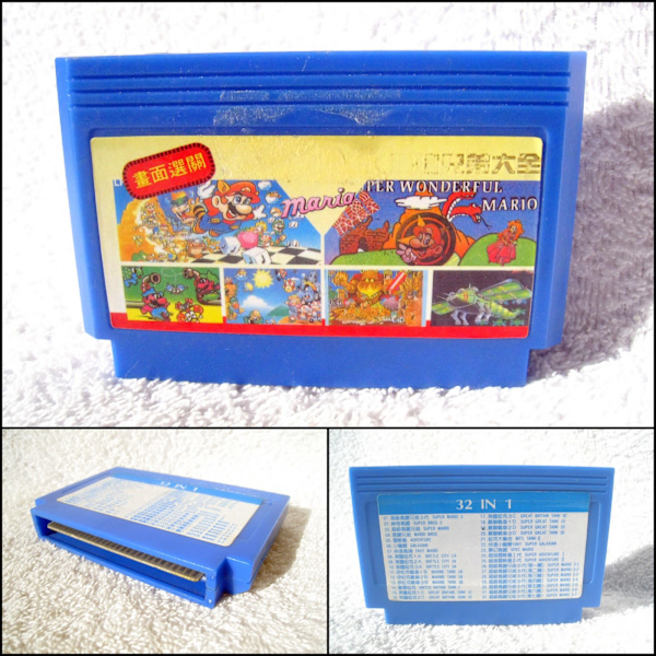 Famicom (Nintendo NES) Video Game Super Wonderful Mario: 32 in