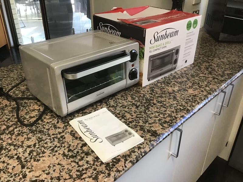 sunbeam mini bake and grill compact oven