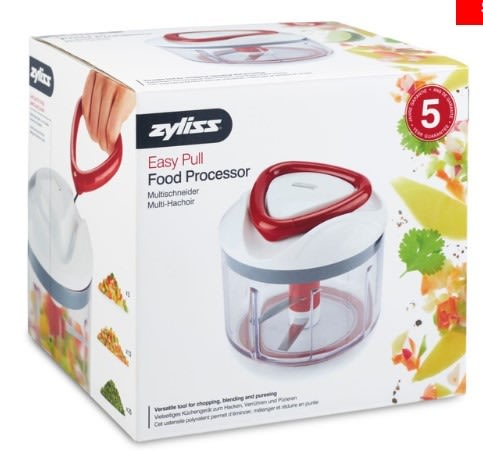 Brand New Zyliss Easy Pull Food Processor (RRP $109.95)63015641365633119